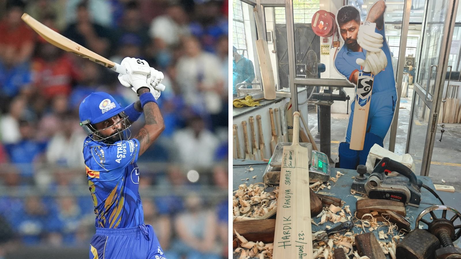 The physics behind Hardik Pandya’s curved bat that enables his signature no-look sixes | Cricket News The physics behind Hardik Pandya’s curved bat that enables his signature no-look sixes | Cricket News