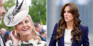 Duchess of Edinburgh steps into spotlight with £1,595 dress as Kate misses party