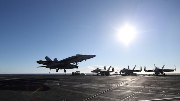 Again? A fighter jet falls off U.S. aircraft carrier, days after another fell off the same one