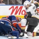 Stuart Skinner shuts out Las Vegas Golden Knights as Oilers push series to 3-1
