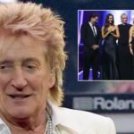 Sir Rod Stewart, 80, joined by children in rare public appearance after cancelling string of gigs due to illness