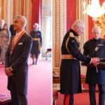 King Charles bestows knighthood on Sir Sadiq Khan at Buckingham Palace
