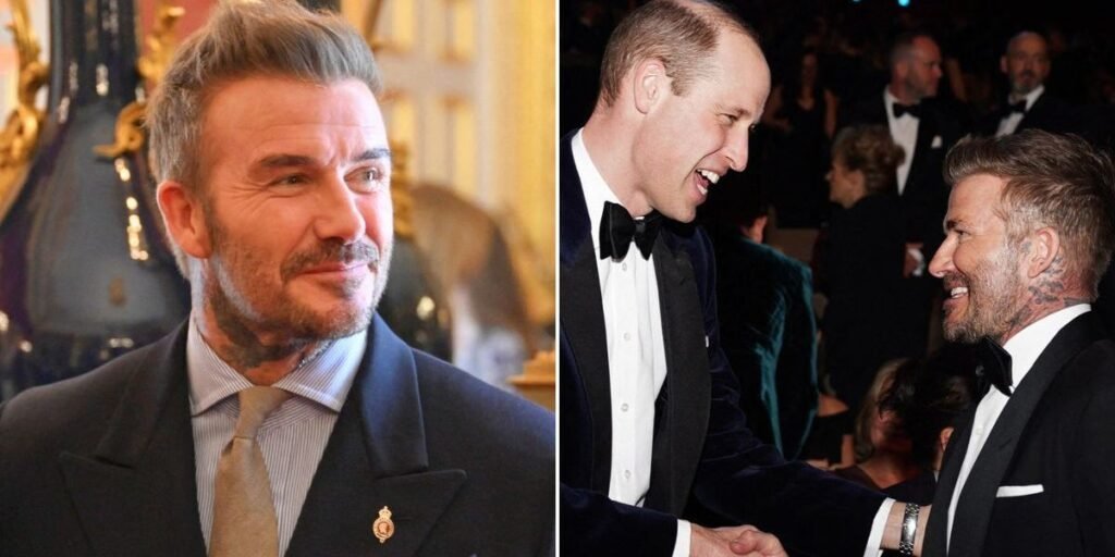 Sir David Beckham, 50, sends heartfelt message to Prince William one week after receiving honour from King