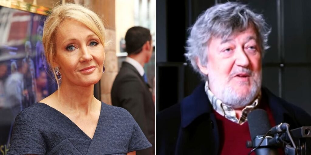JK Rowling hits back after Stephen Fry labels her ‘lost cause’ as author pens statement: ‘Great mistake’