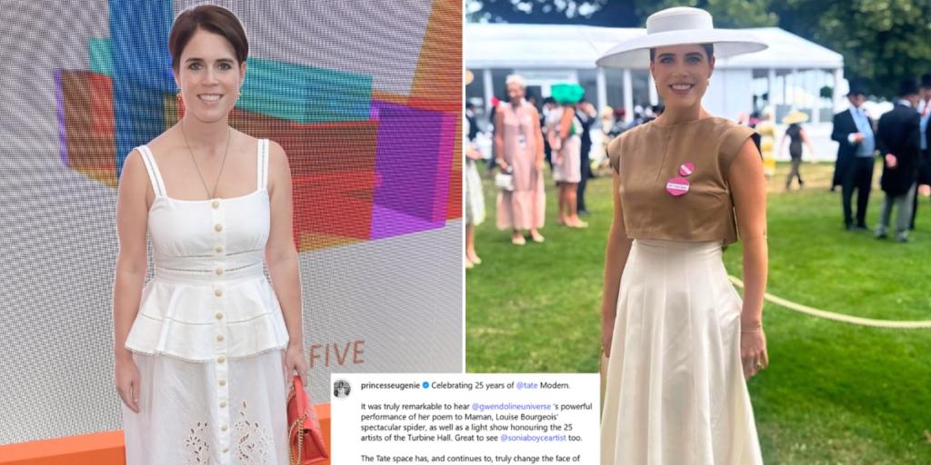 Princess Eugenie takes to social media with a statement after debuting new figure