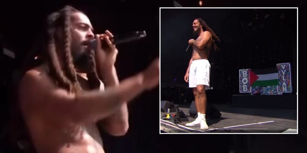 BBC Glastonbury outrage as pro-Palestine singer Bob Vylan leads chants of ‘DEATH to IDF’ during live broadcast: ‘A hate fest!’