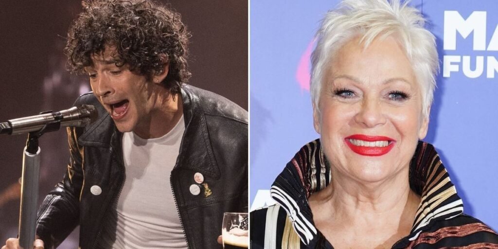 Denise Welch, 67, delivers 3-word verdict on son Matty Healy’s Glastonbury performance amid backlash to 1975 set