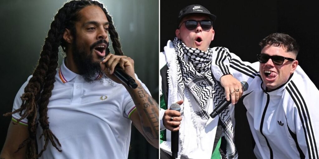 Police ‘assessing’ comments made by Kneecap and Bob Vylan after acts spark outrage with remarks