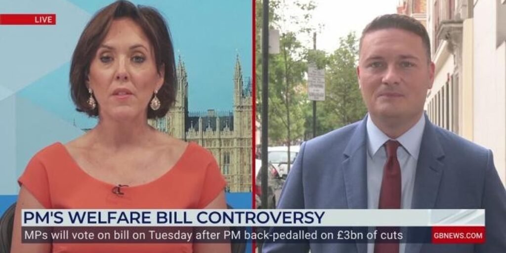 Bob Vylan’s actions at Glastonbury were ‘attention seeking’, Wes Streeting tells GB News