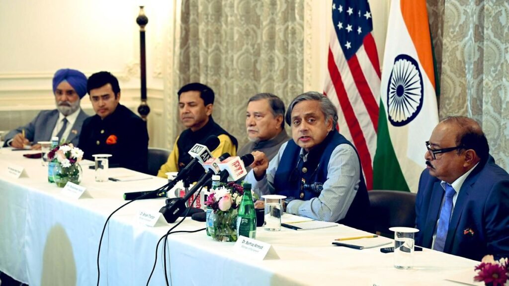 All-party parliamentary delegation led by Shashi Tharoor wraps up U.S. visit