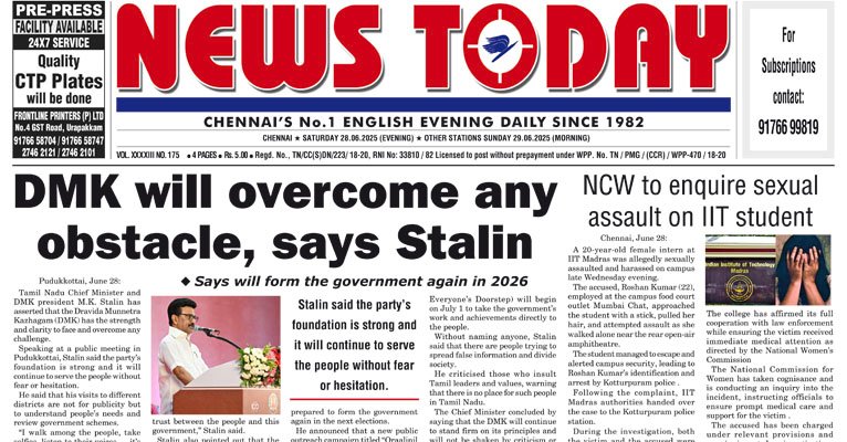 E-paper 28 June 2025 – News Today
