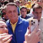 Brazil’s ex-leader Jair Bolsonaro rallies supporters in Sao Paulo to protest his Supreme Court trial