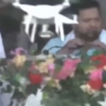 Tejashwi ducks as drone crashes into podium at Patna rally