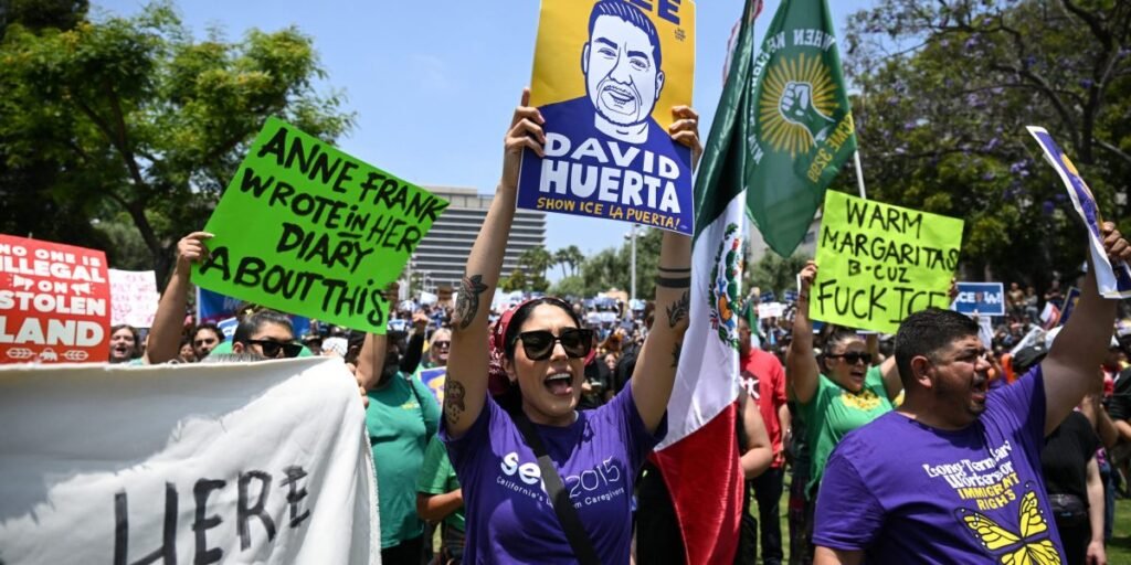 Arrest of union leader David Huerta pulls unions into immigration fight with Donald Trump