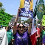 Arrest of union leader David Huerta pulls unions into immigration fight with Donald Trump