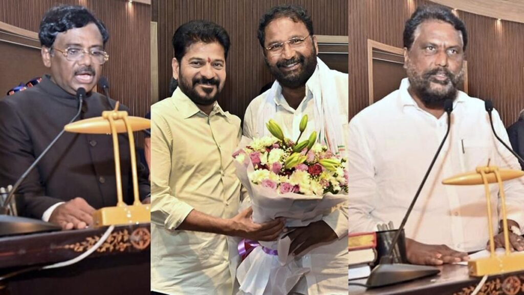 Final decision on portfolios to new Telangana Ministers likely on Tuesday after Revanth’s meeting with Congress president Kharge