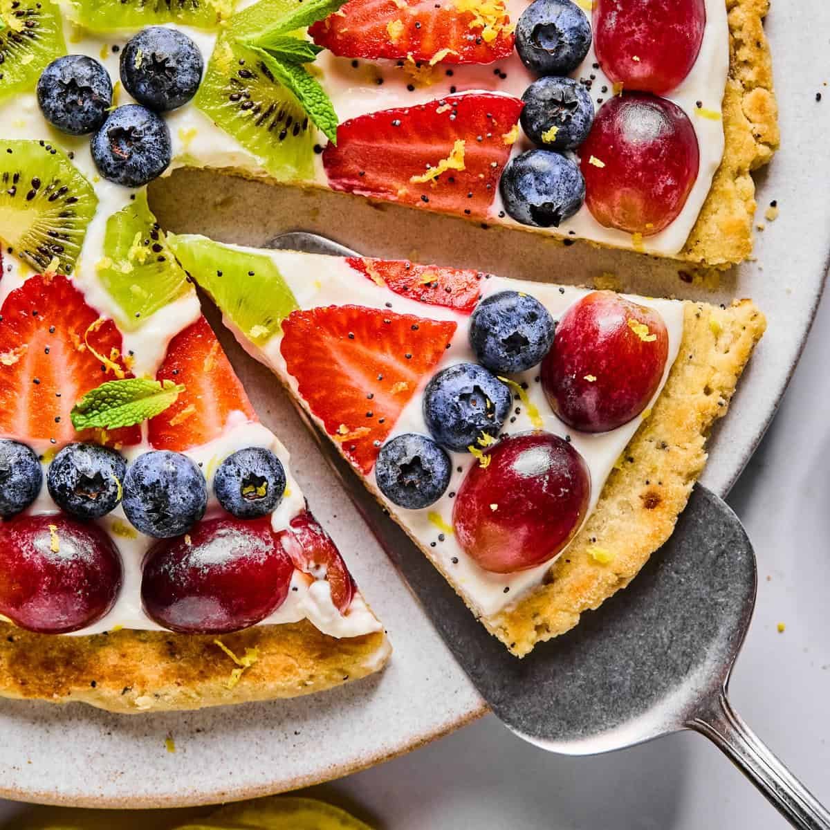 Easy Cottage Cheese Protein Fruit Pizza Easy Cottage Cheese Protein Fruit Pizza