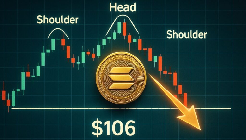 Solana Cracks Below Key Structure – Head And Shoulders Breakdown Points To 6