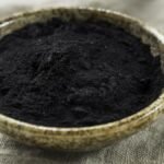 Black coal and white teeth