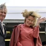 King Philippe and Queen Mathilde of Belgium left stranded abroad plane after being forced to evacuate plane during malfunction