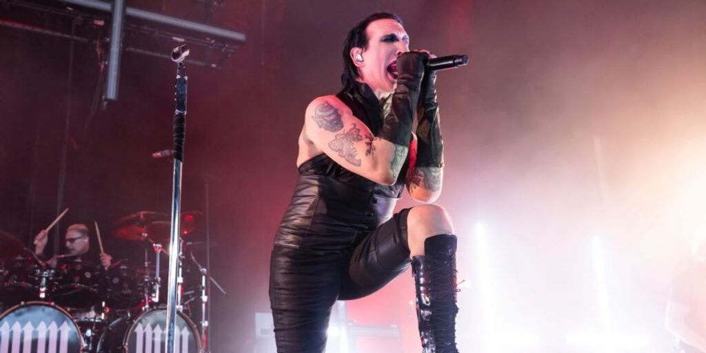 Marilyn Manson’s first UK performance cancelled after pressure from campaigners