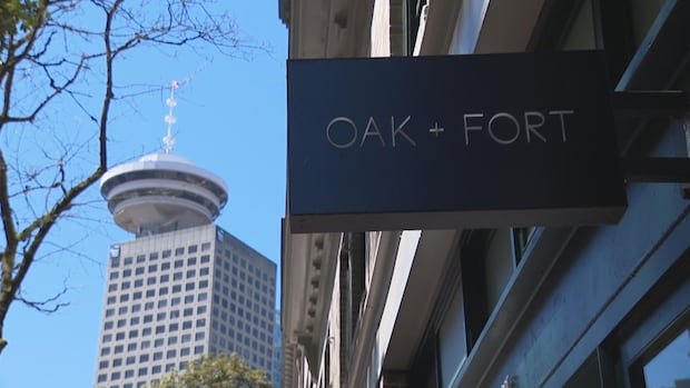 Vancouver apparel company Oak + Fort seeks creditor protection
