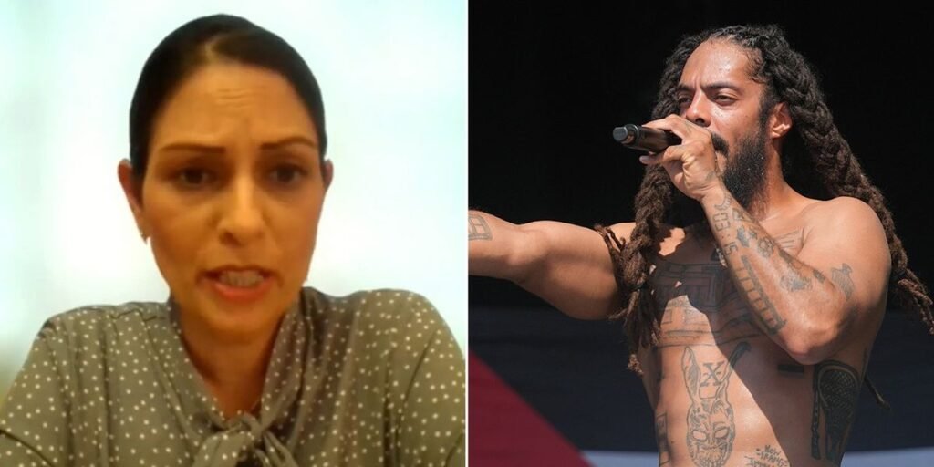 Glastonbury: Priti Patel demands BBC accountability for airing ‘horrific’ Bob Vylan chant