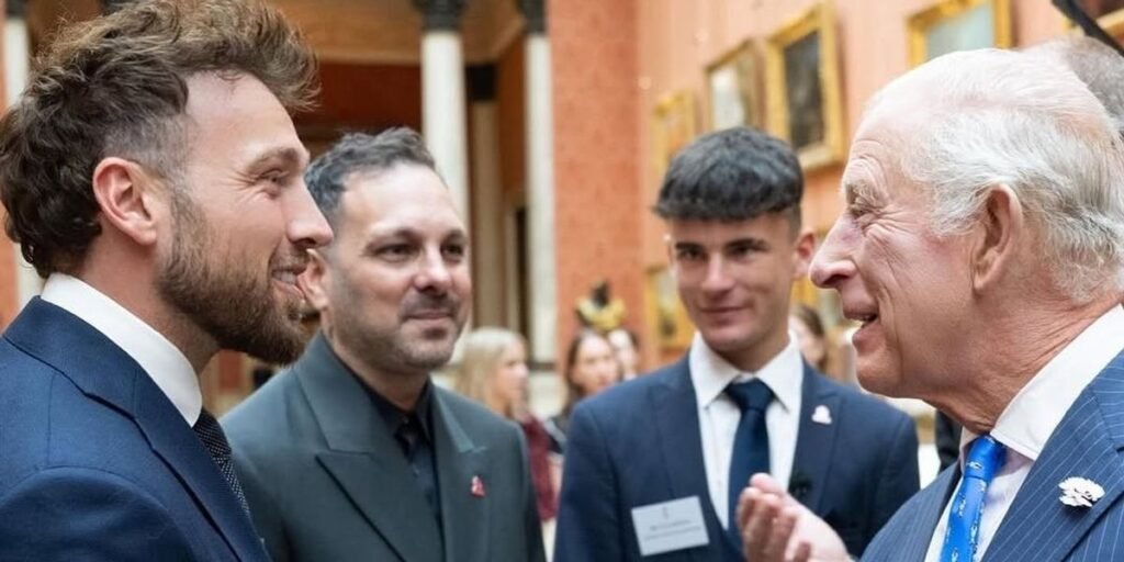 King Charles left unfazed as TV star accidentally calls him ‘mate’ at Buckingham Palace