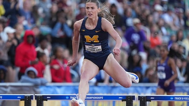 Savannah Sutherland lowers NCAA and Canadian women’s 400m hurdles marks in 4-record effort