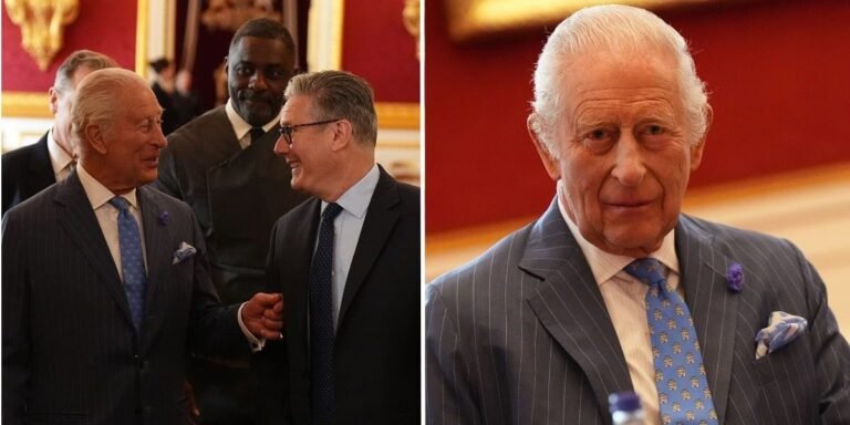 King Charles joins forces with Sir Keir Starmer at St James’s Palace