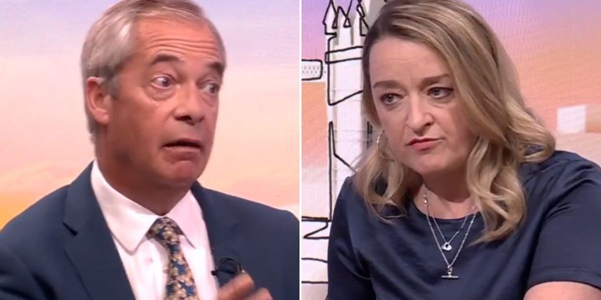 Farage and Kuenssberg clash branded ‘unwatchable’ as BBC viewers fume over ‘disgraceful’ interview: ‘Constantly interrupting’