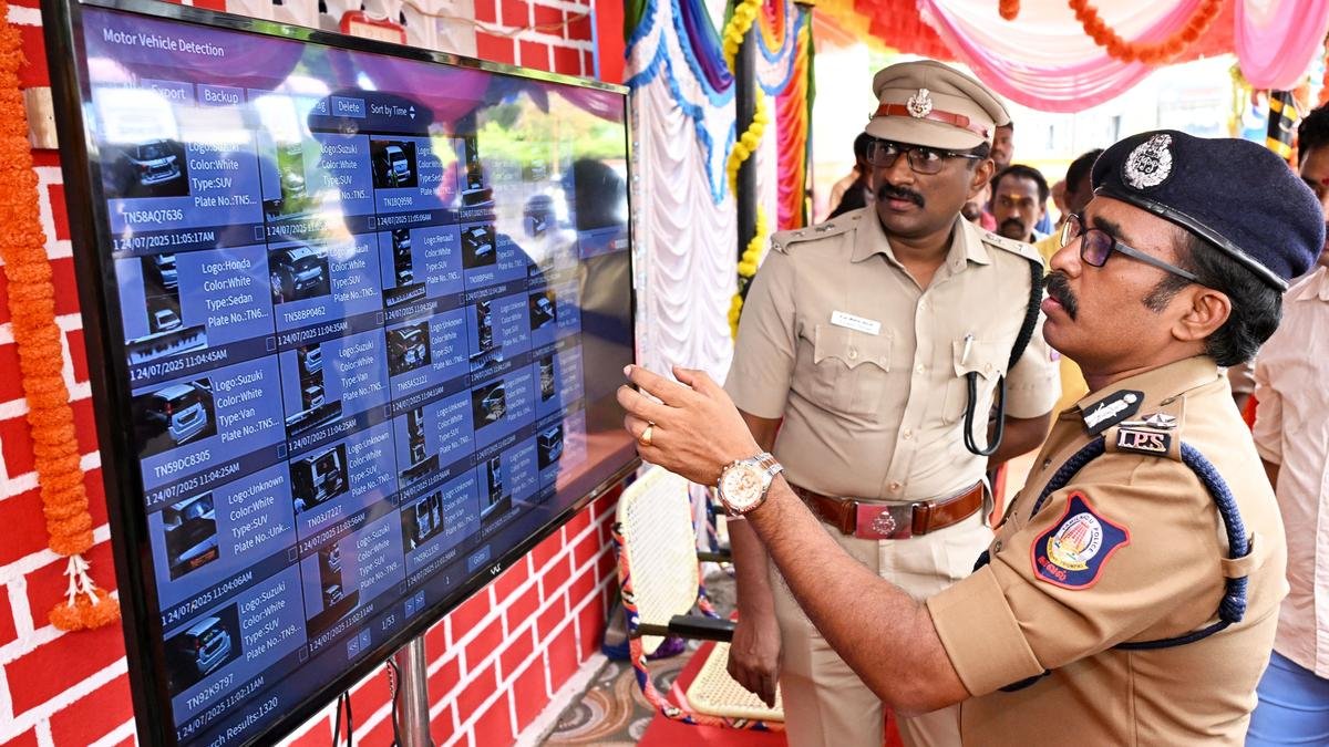 Automatic number plate recognition cameras launched in Madurai