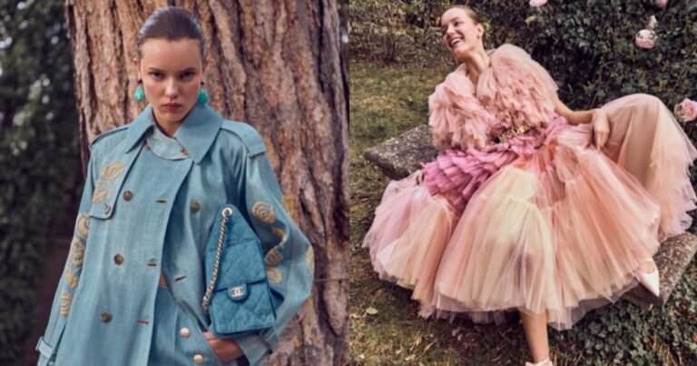 Anna Hoyos Models Fairytale Style in Harper’s Bazaar Kazakhstan