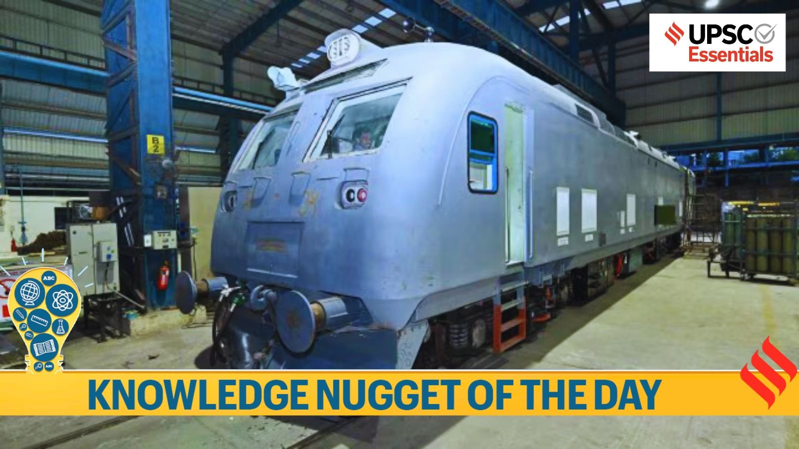 UPSC current affairs knowledge nugget: India’s 1st hydrogen-powered train