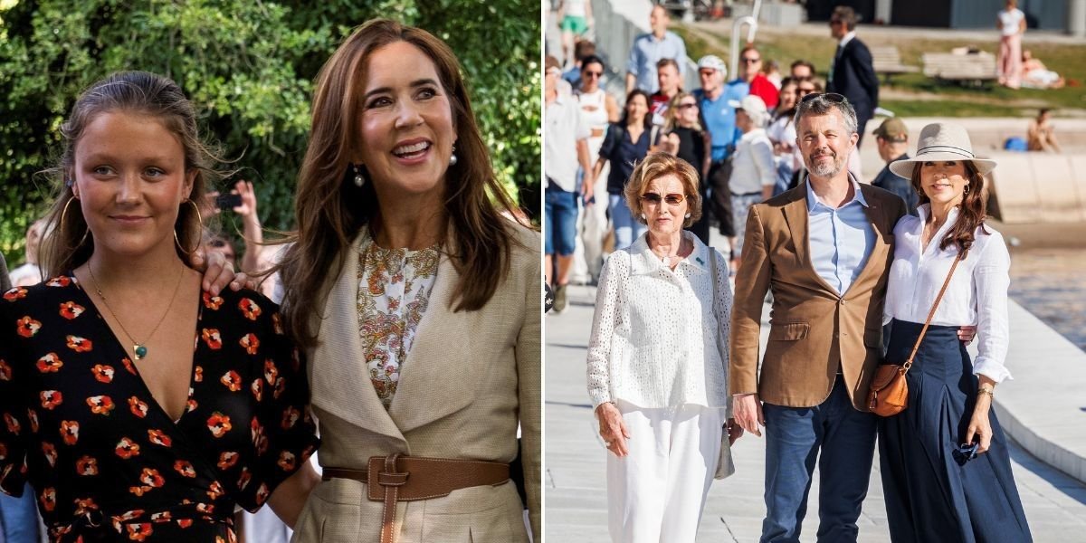 Queen Mary’s daughter follows her example during surprise appearance