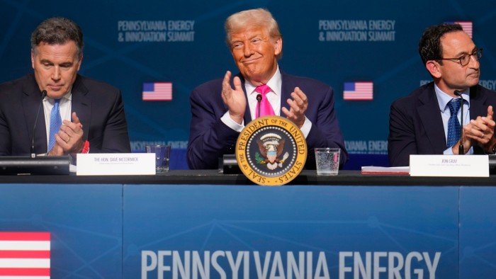 Donald Trump touts bn in energy and AI investments at Pennsylvania event