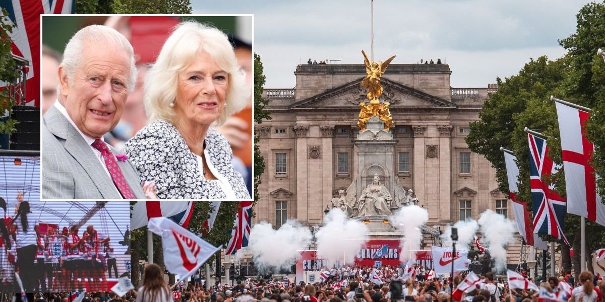 King and Queen send message to Lionesses after missing victory parade at Buckingham Palace