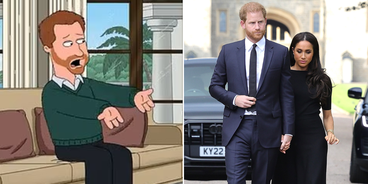 Family Guy compares Meghan Markle and Prince Harry’s marriage to historical atrocities in brutal dig