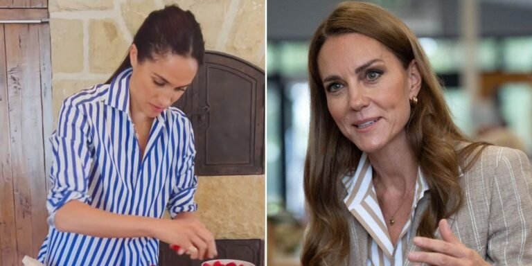 Meghan Markle records message in same shirt worn by Kate Middleton as she issued health update