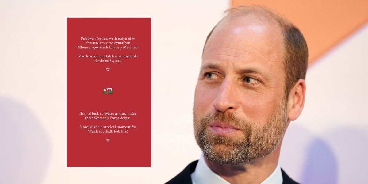 Prince William issues special message in Welsh ahead of historic first