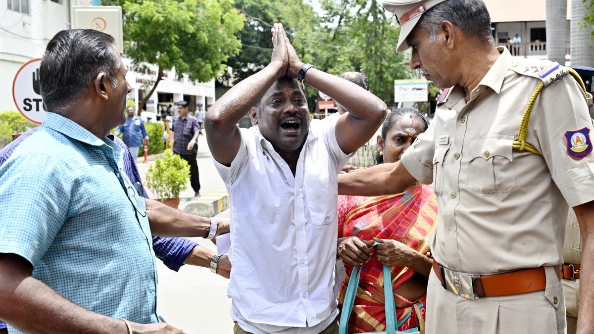 Man attempts self-immolation at Coimbatore Police Commissioner’s office over alleged threats to daughter