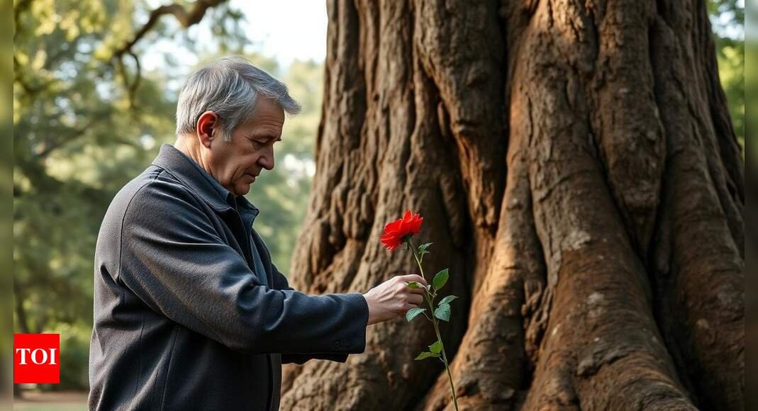 ‘Ask daddy for a bumblebee’: Toddler after surviving 18-storey fall; father honours tree with red flower