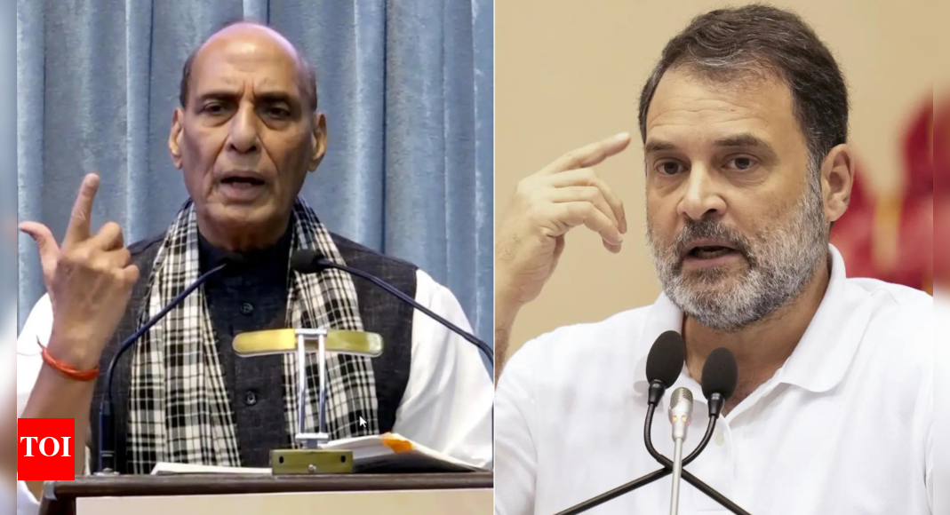 Show proof of ‘vote chori’: Rajnath Singh to Rahul Gandhi | India News