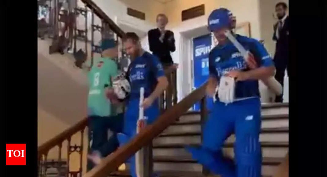 Nostalgia for SRH fans: David Warner and Kane Williamson walk out together at Lord’s in special Hundred moment – Watch | Cricket News