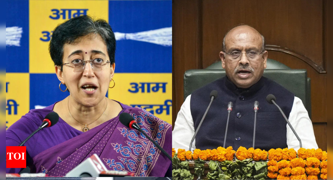 ‘Phansi ghar’ row escalates: Atishi marshalled out of Delhi assembly; AAP demands ASI survey | India News