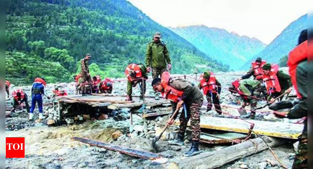 Uttarkashi floods: Villagers get 5k cheques; say amount ‘too less, lost everything’ | Dehradun News