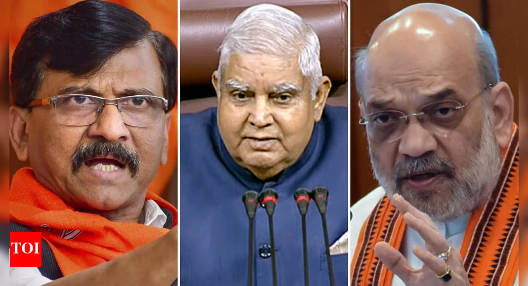 Where is Jagdeep Dhankhar? Sanjay Raut writes to Amit Shah; asks ‘what happened to VP?’ | India News