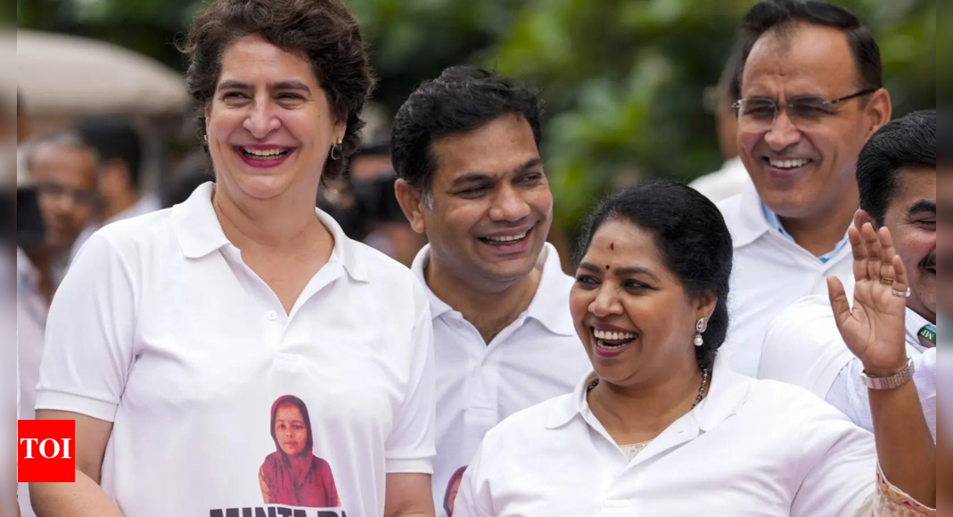Vote ‘chori’ row: Oppn holds protest against SIR; MPs wear ‘124-year-old Minta Devi’ T-shirts | India News