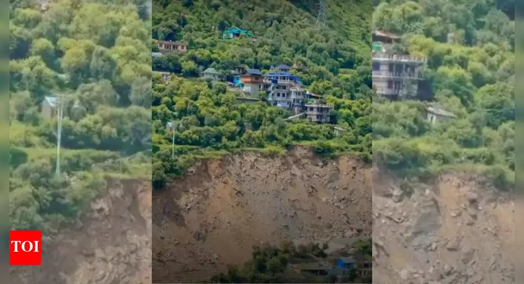 9 Himachal Pradesh families vacate homes due to cracks, sinking land | India News