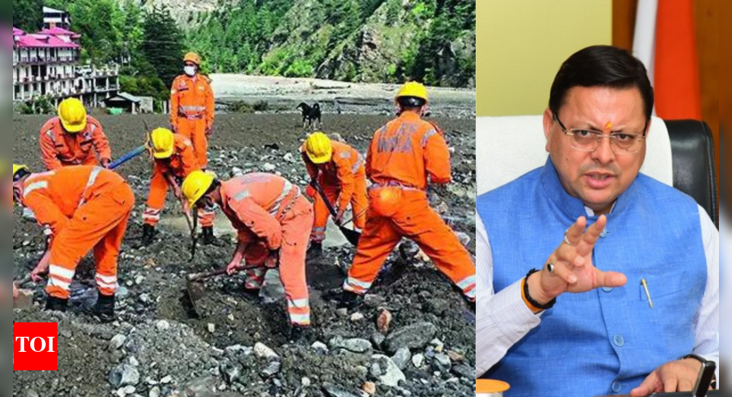 U’khand halts constructions in ‘disaster-prone’ zones: Fix accountability on govt officers & employees, says CM Dhami | India News